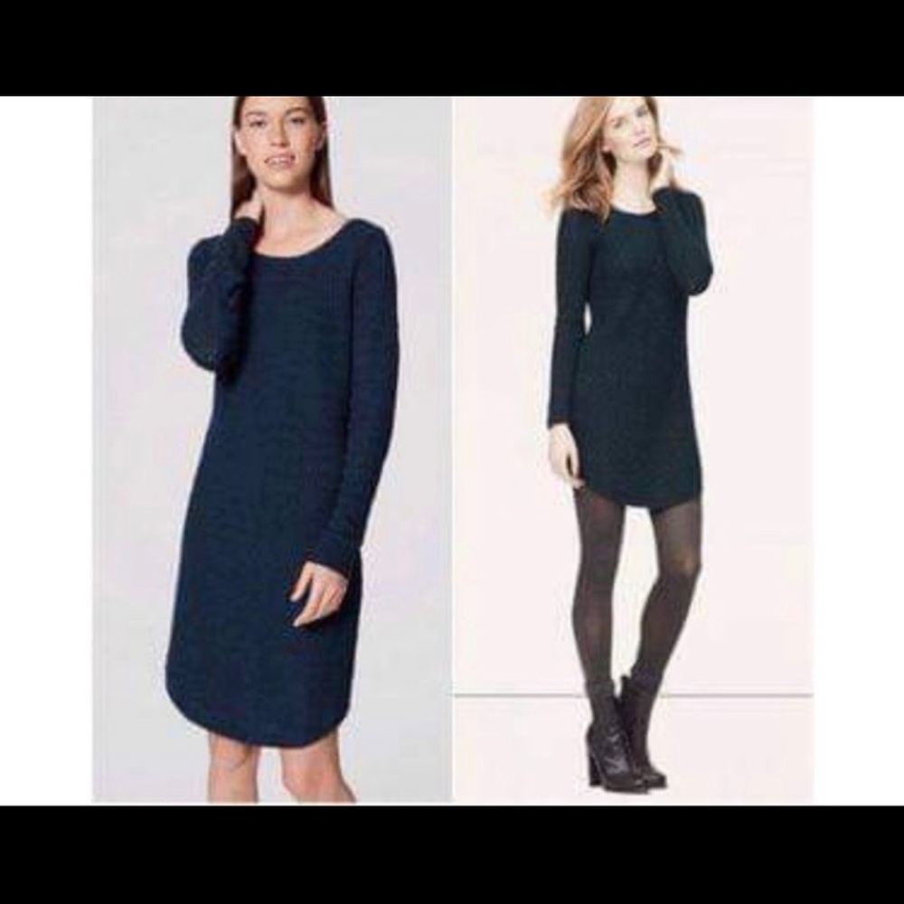 Loft Green Sweater Dress Size Large